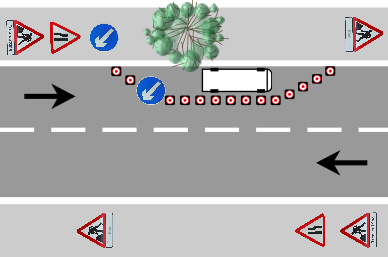 Road Sign Layout